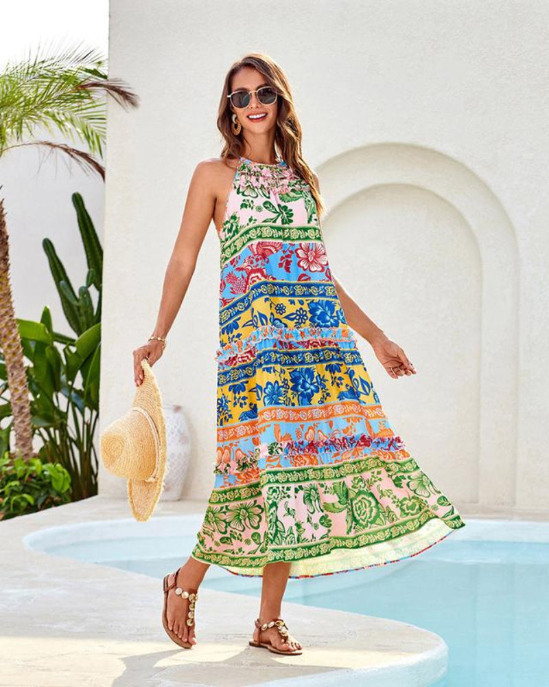 Abito lungo boho casual