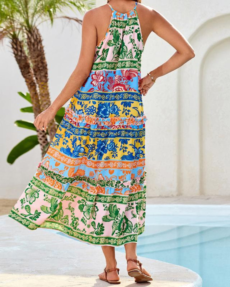 Abito lungo boho casual
